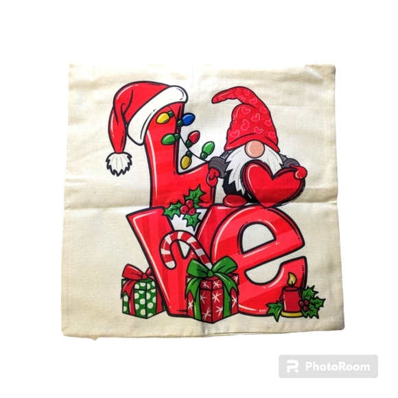 4pc  set. Christmas Throw Pillow Covers. - Picture 1 of 5